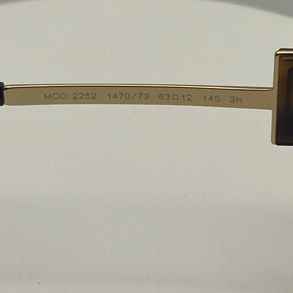 Versace Gold and Brown Sunglasses - Picture 6 of 6